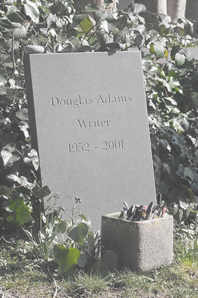 Douglas Adams grave