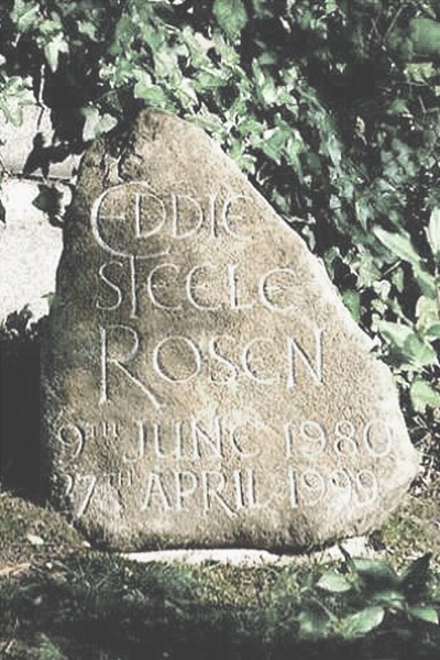 Stone grave marker